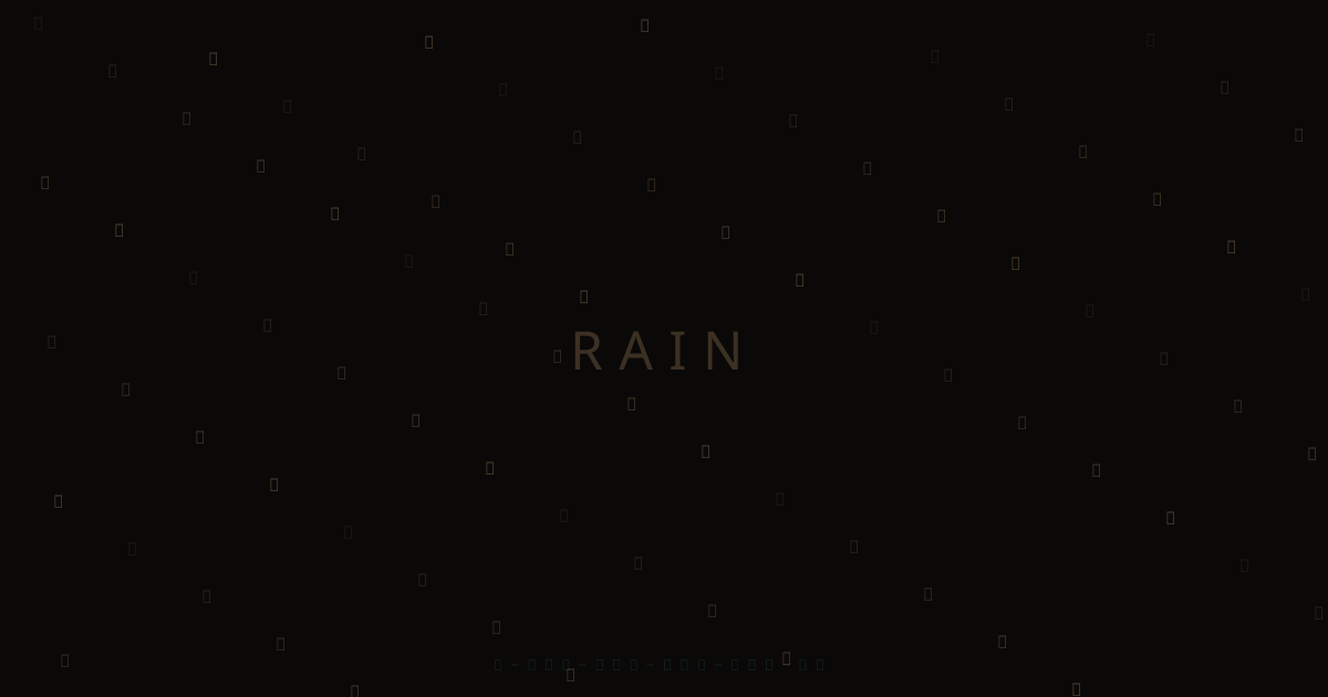 rain